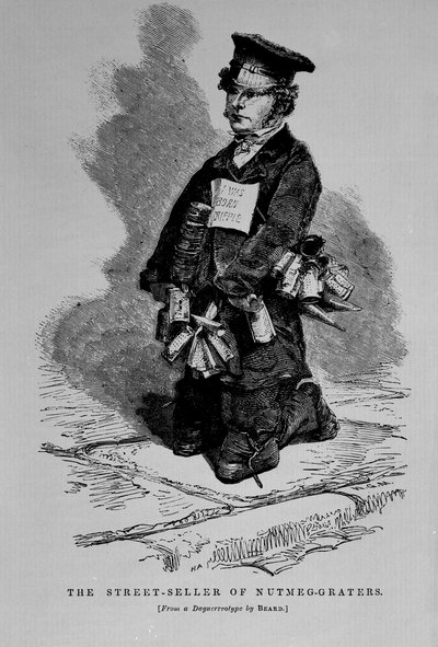 Le vendeur de râpes à muscade - English School